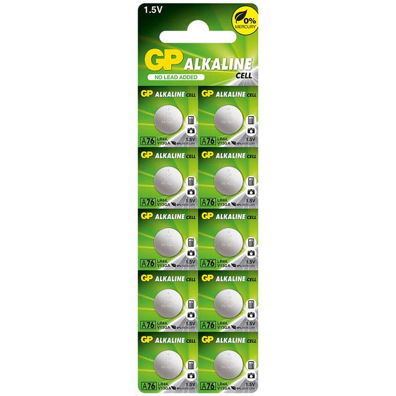 M0716-GP A76 LR44 1.5V ALKALİN AG-13 PİL (A76F-2C10) 10'LU PAKET